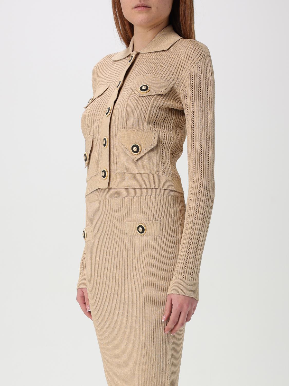 Balmain Cardigan Woman Beige