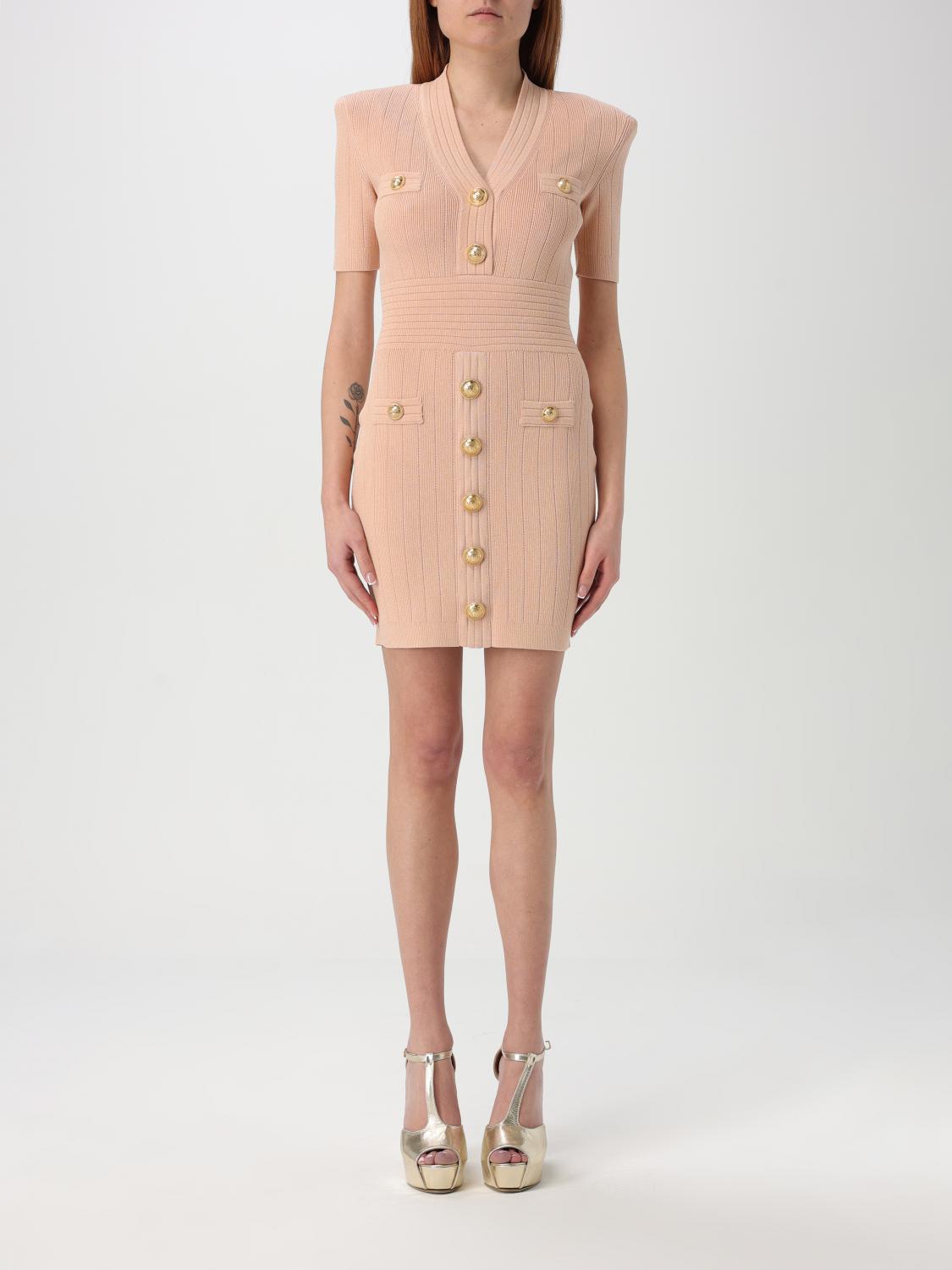 Balmain Dress Woman Pink