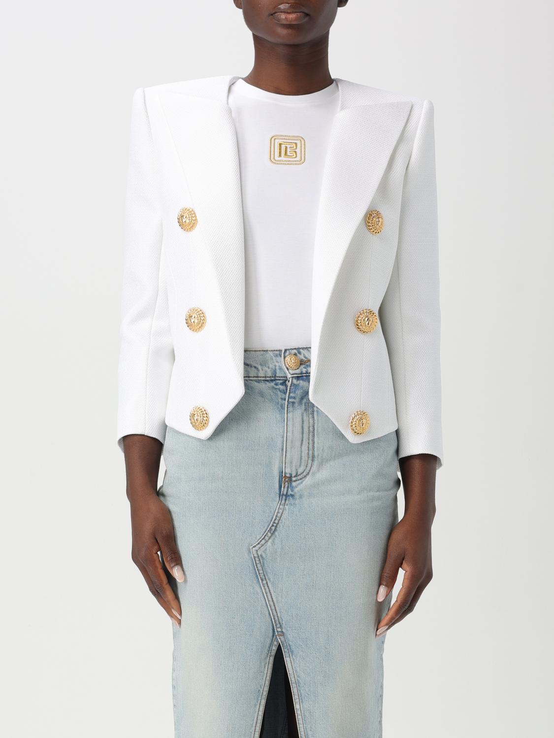 Balmain Blazer Woman White