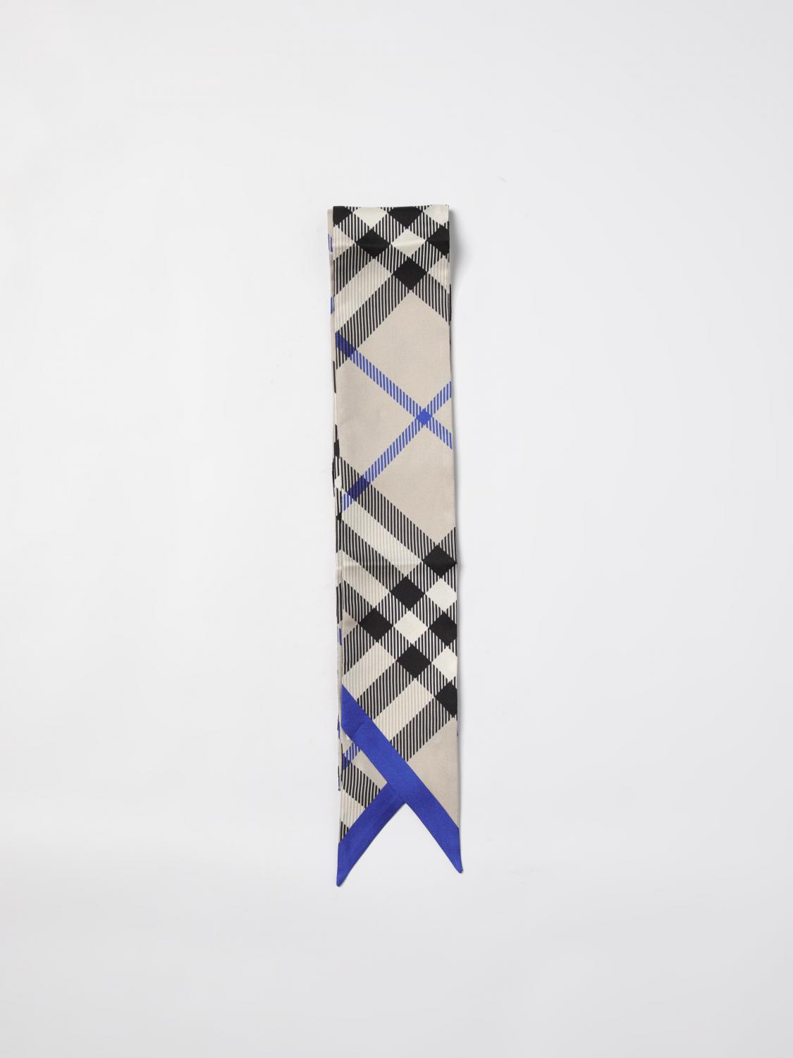 Burberry Neck Scarf Woman Grey