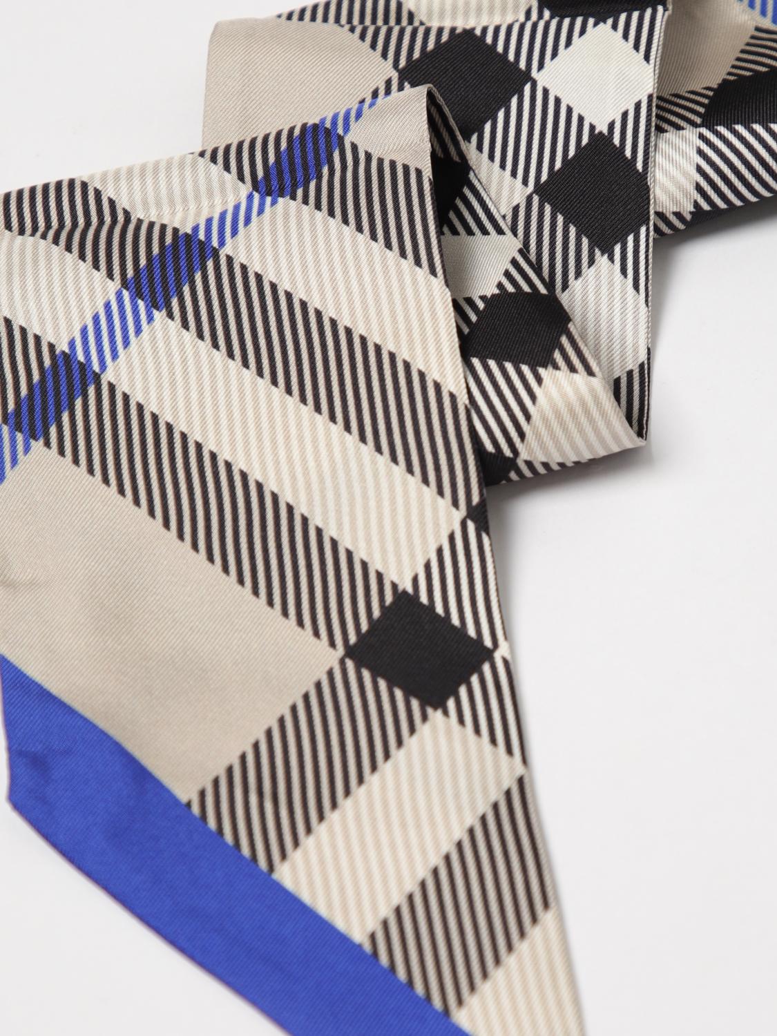Burberry Neck Scarf Woman Grey
