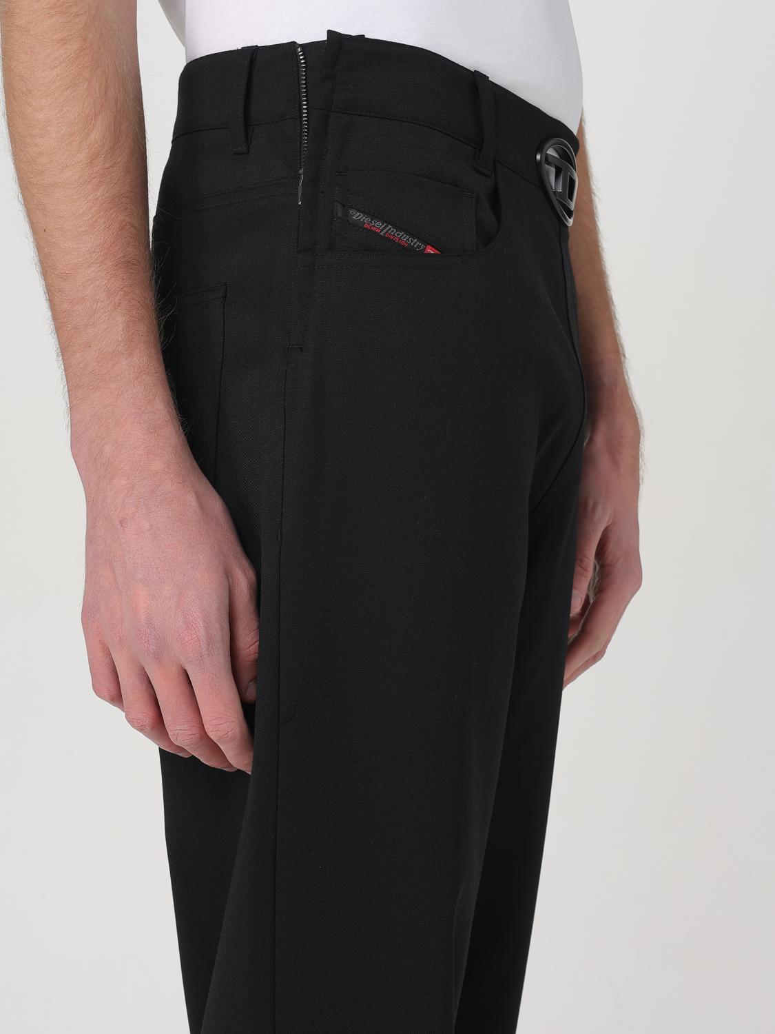 Diesel Pants Men Black