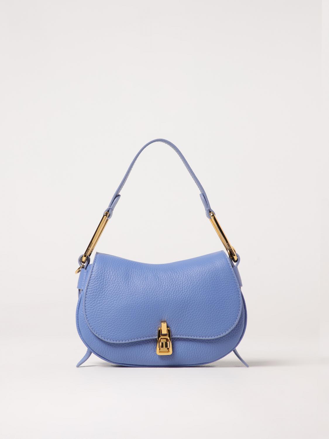 Coccinelle Mini Bag Woman Gnawed Blue