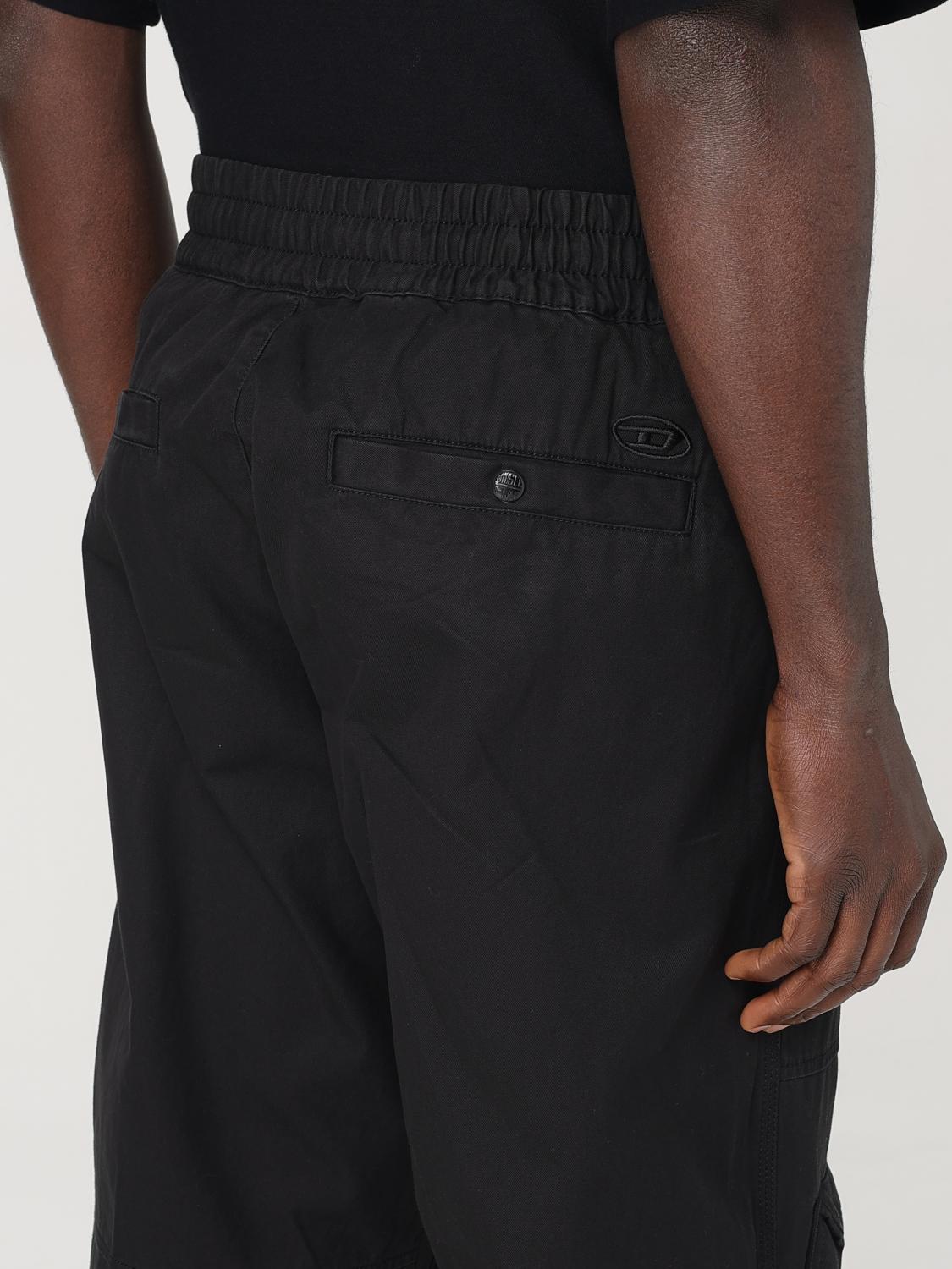 Diesel Pants Men Black