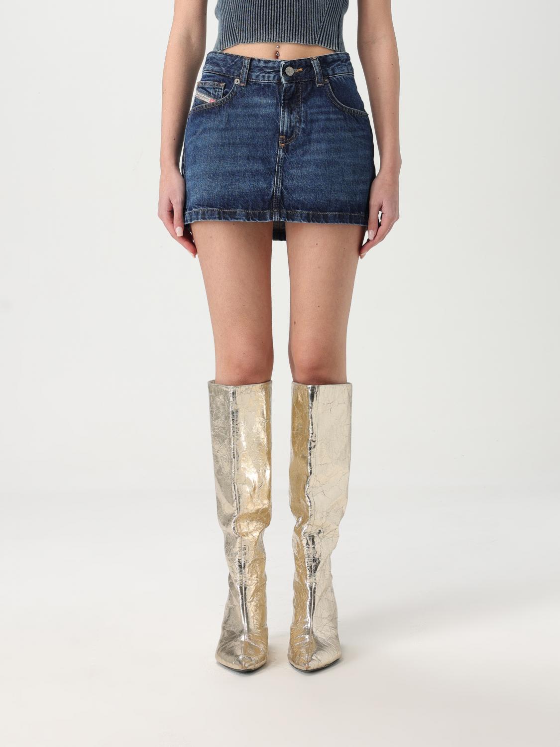 Diesel Skirt Woman Blue