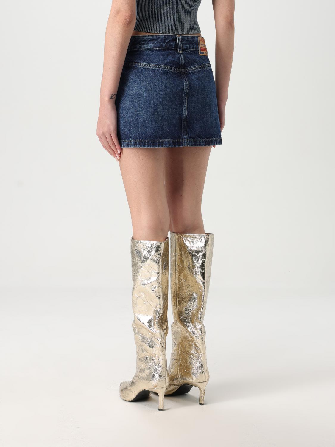 Diesel Skirt Woman Blue
