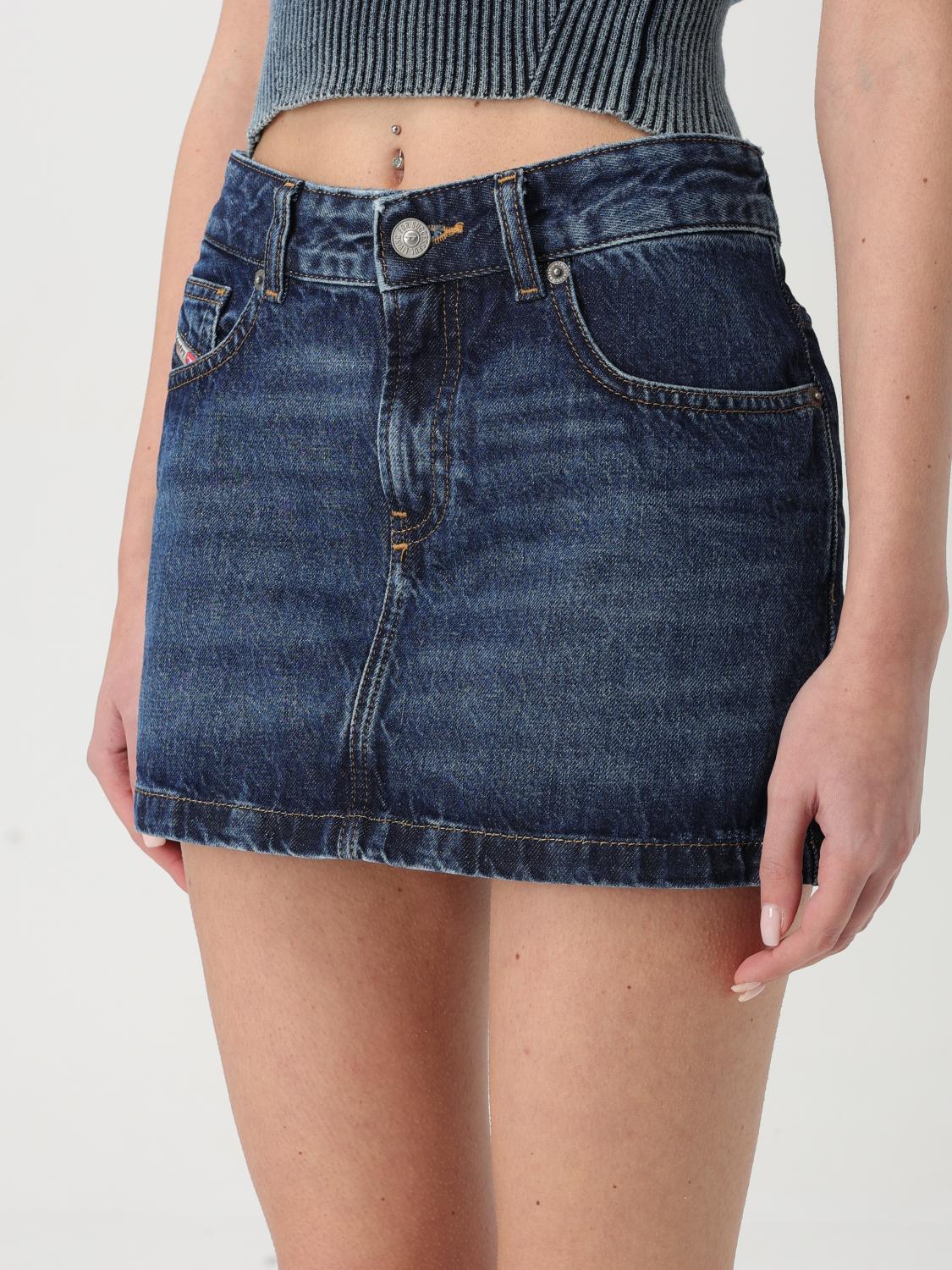 Diesel Skirt Woman Blue
