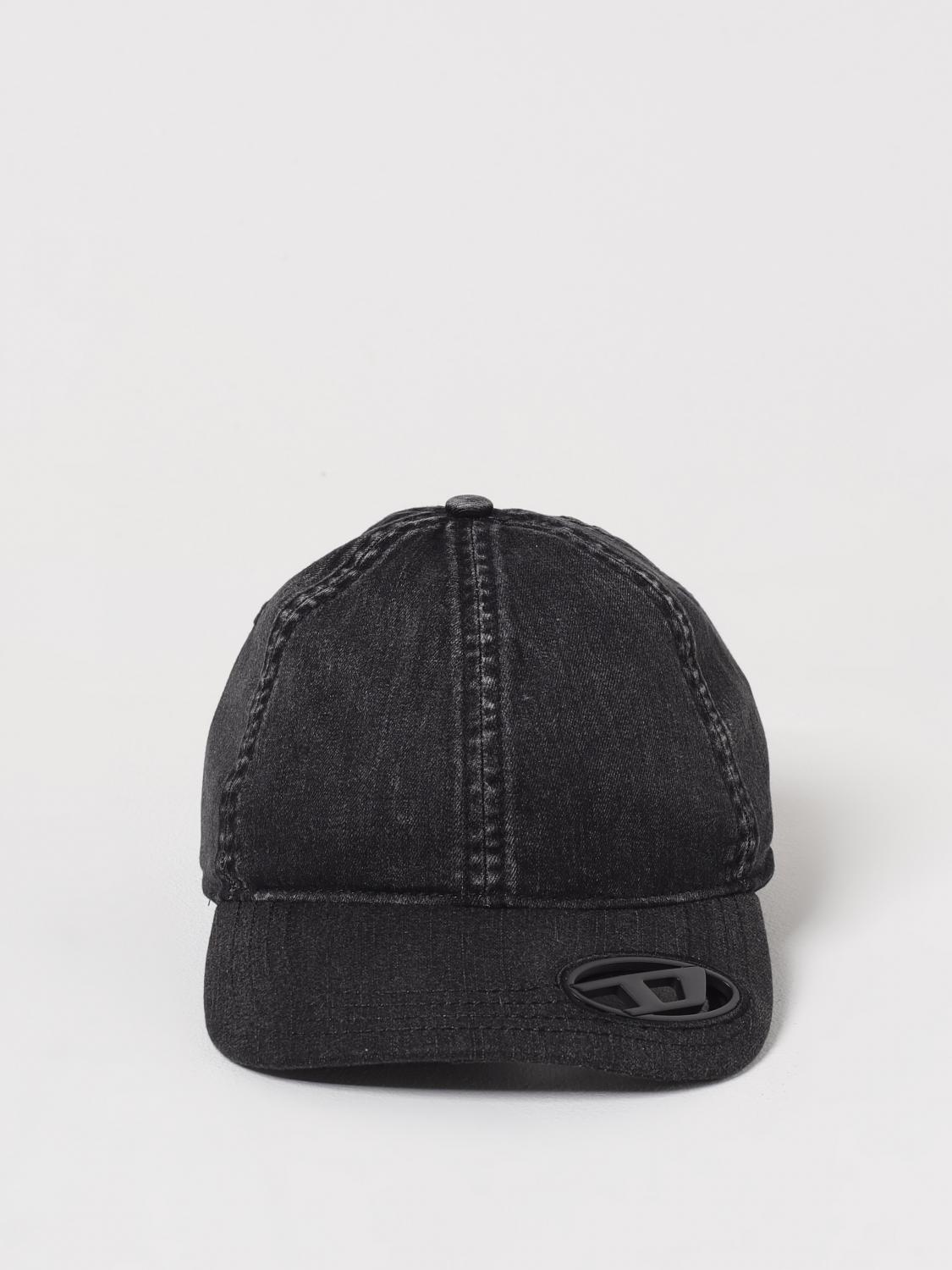 Diesel Hat Men Black