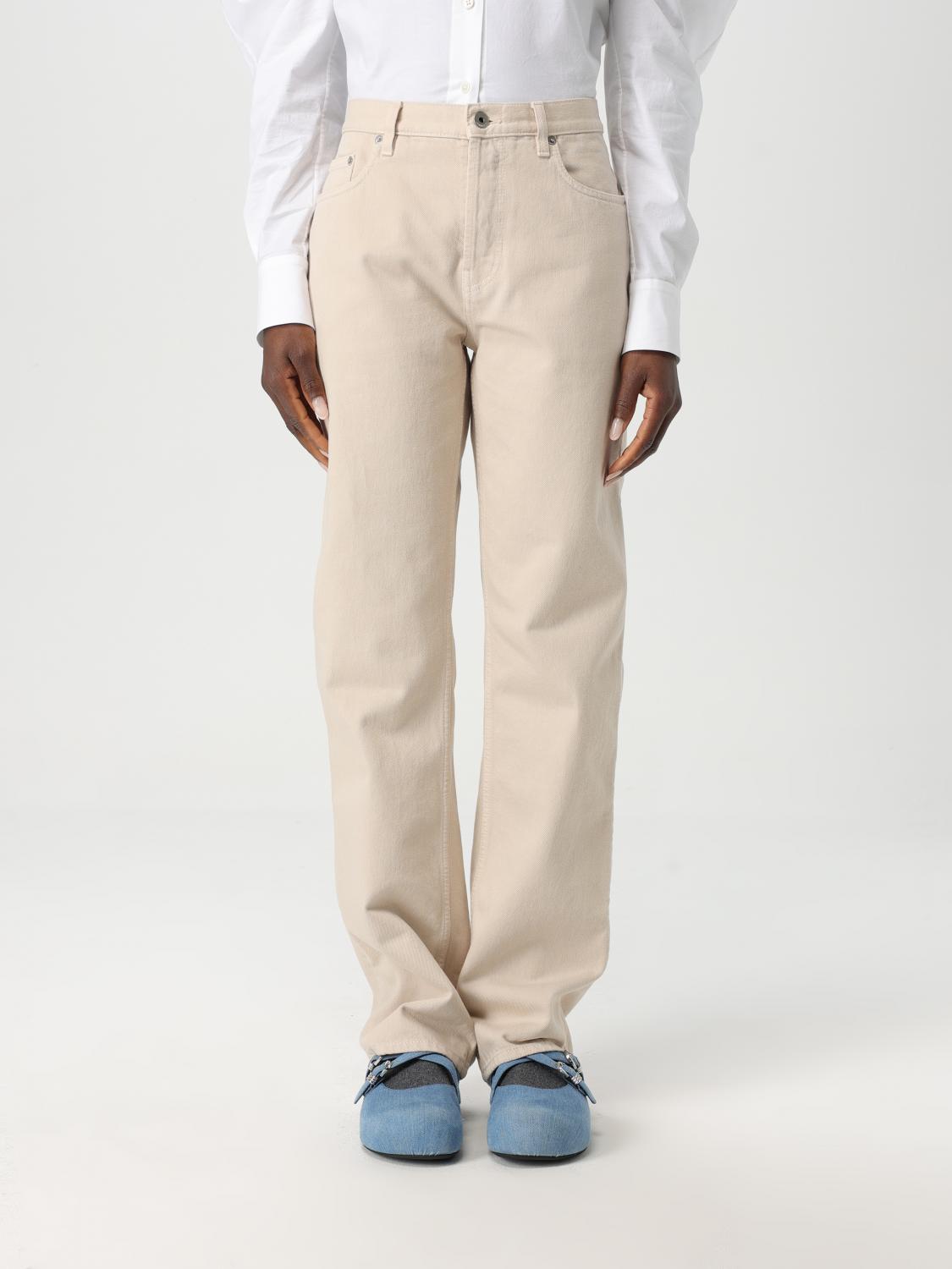Burberry Jeans Woman Beige