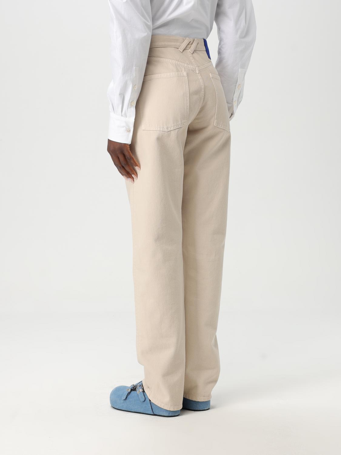 Burberry Jeans Woman Beige