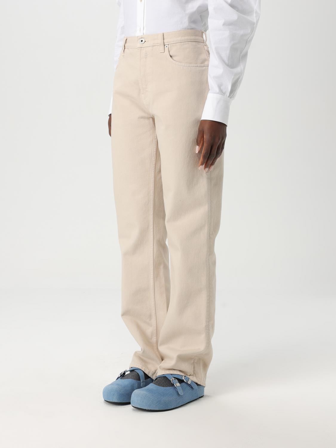 Burberry Jeans Woman Beige