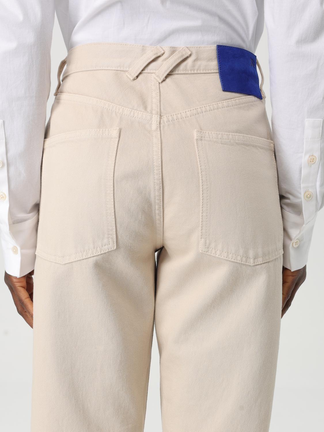 Burberry Jeans Woman Beige