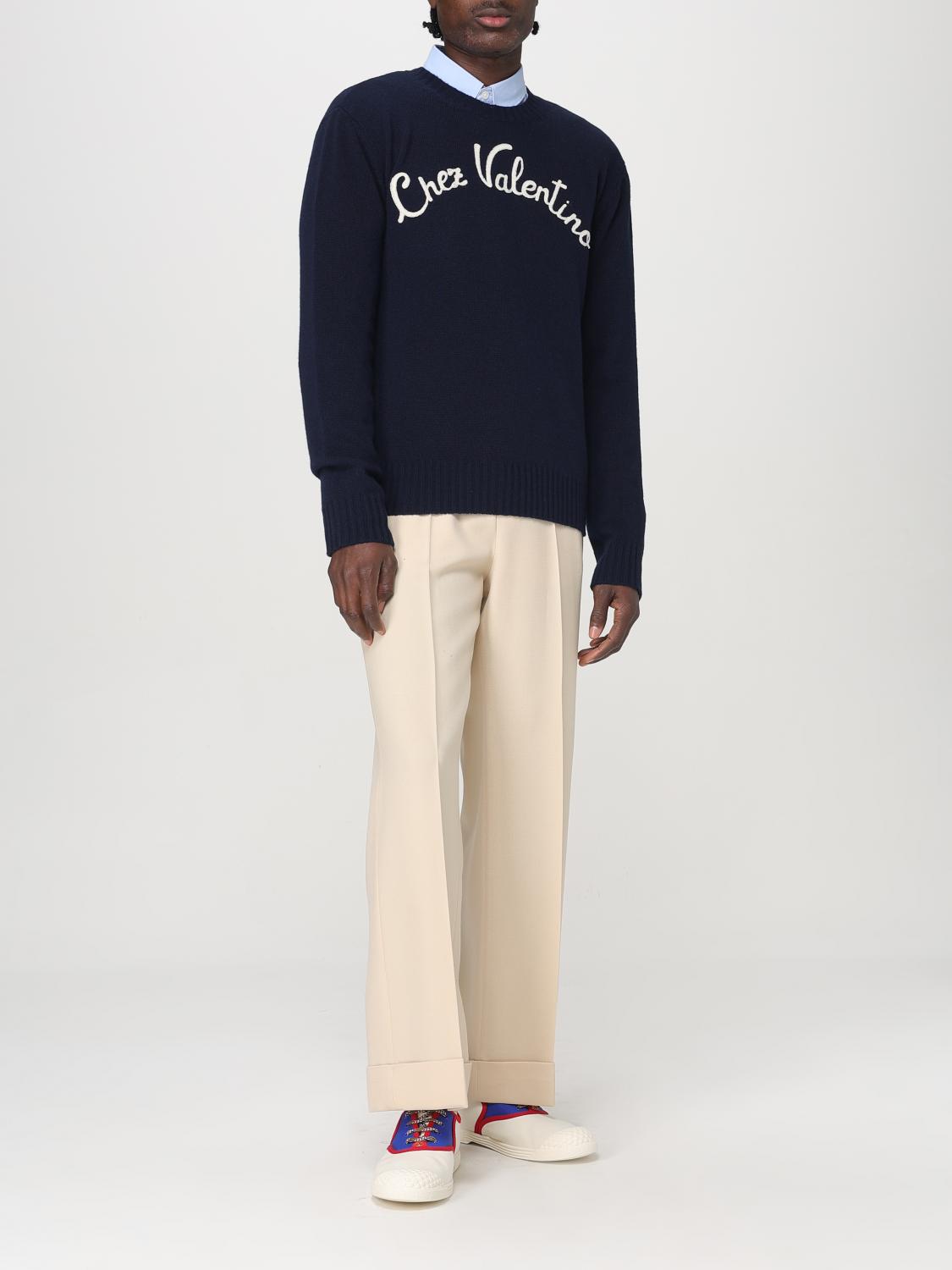 Valentino Sweater Men Blue