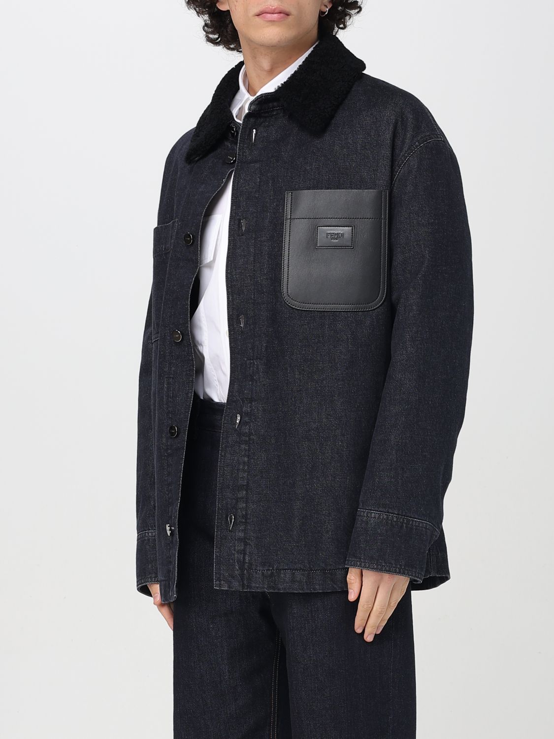 Fendi Jacket Men Black