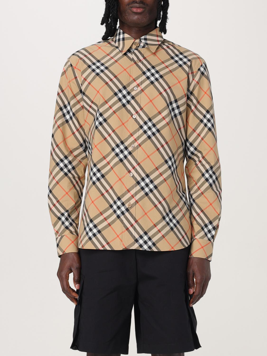 Burberry Shirt Men Nude