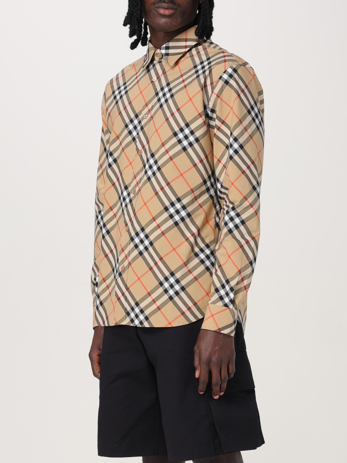 Burberry Shirt Men Nude
