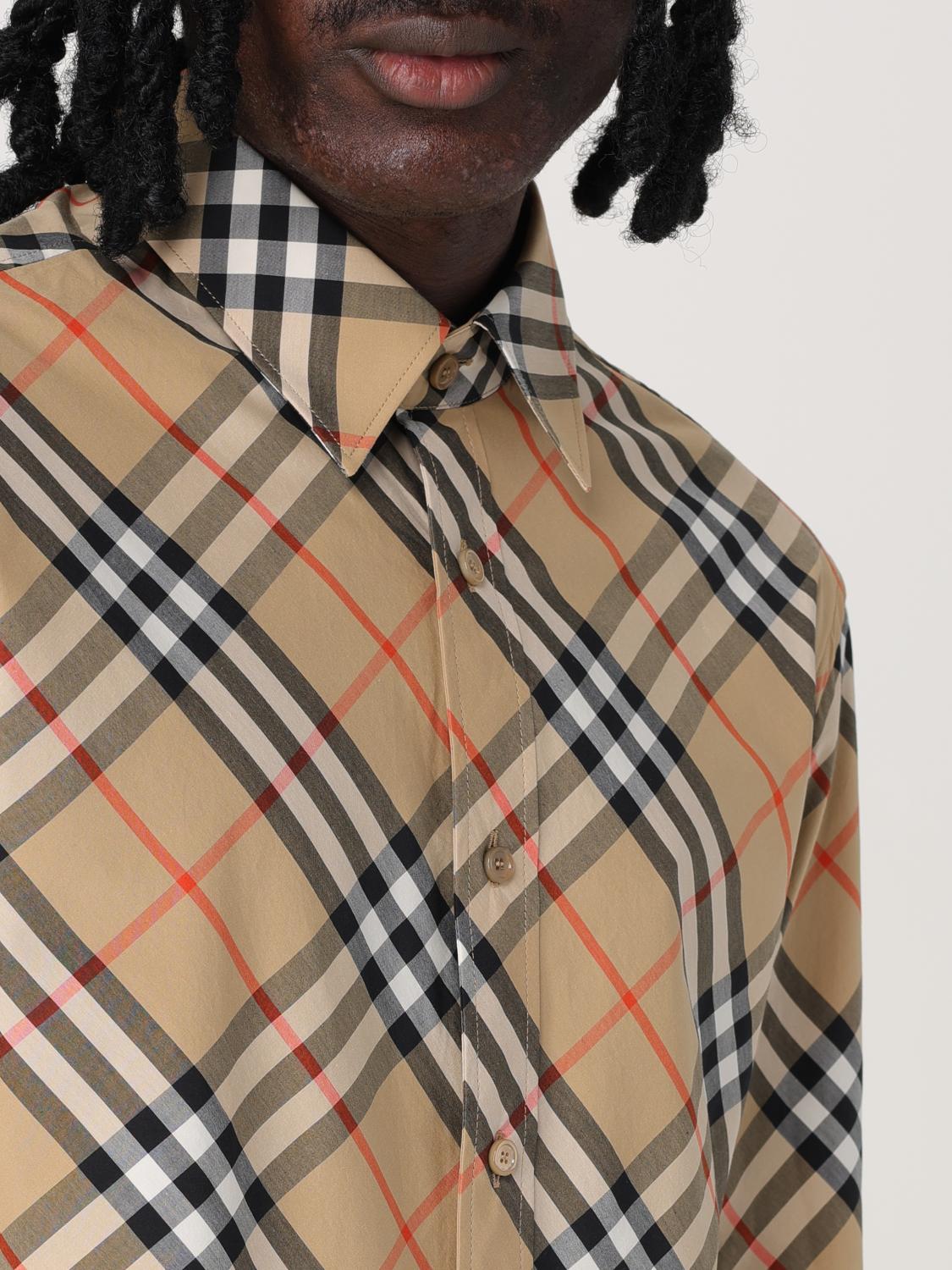 Burberry Shirt Men Nude
