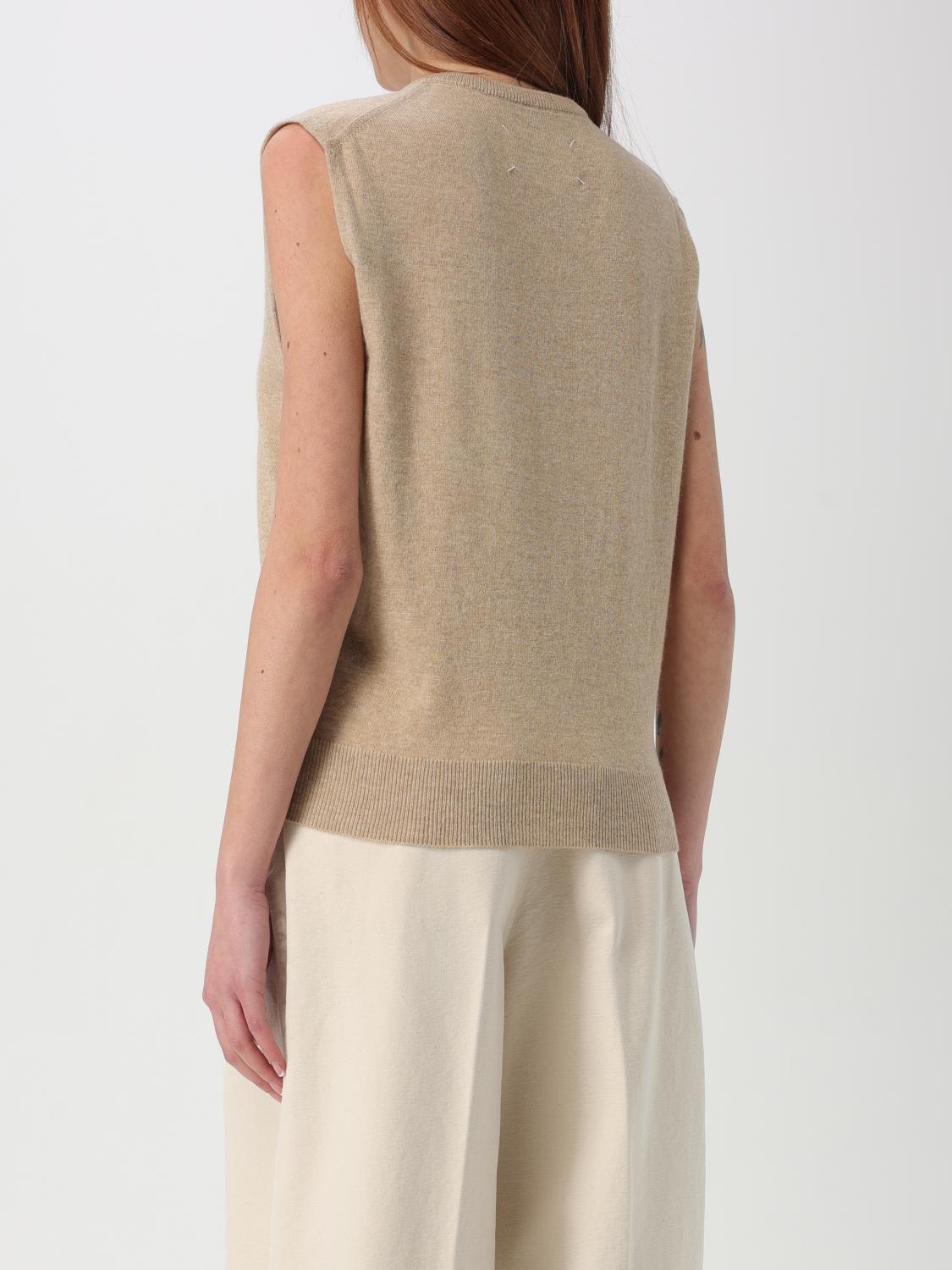 Maison Margiela Waistcoat Woman Brown