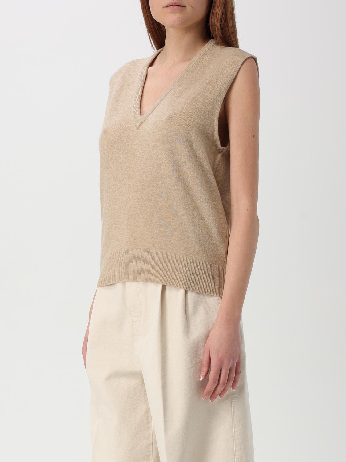 Maison Margiela Waistcoat Woman Brown