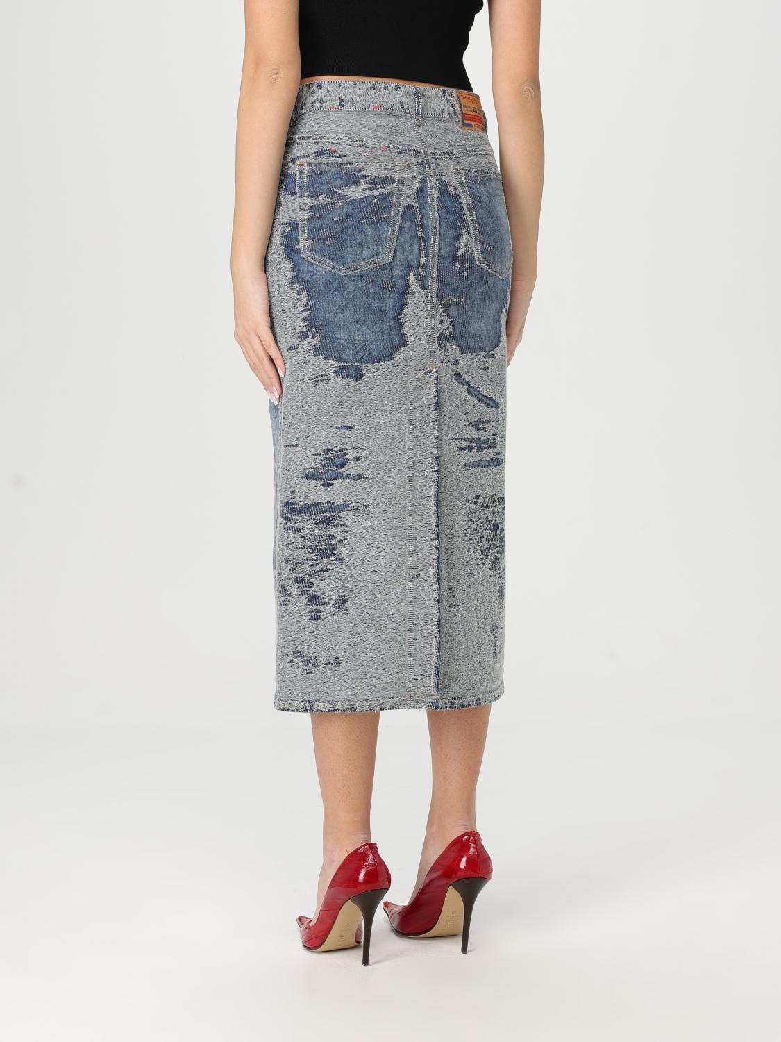 Diesel Skirt Woman Blue
