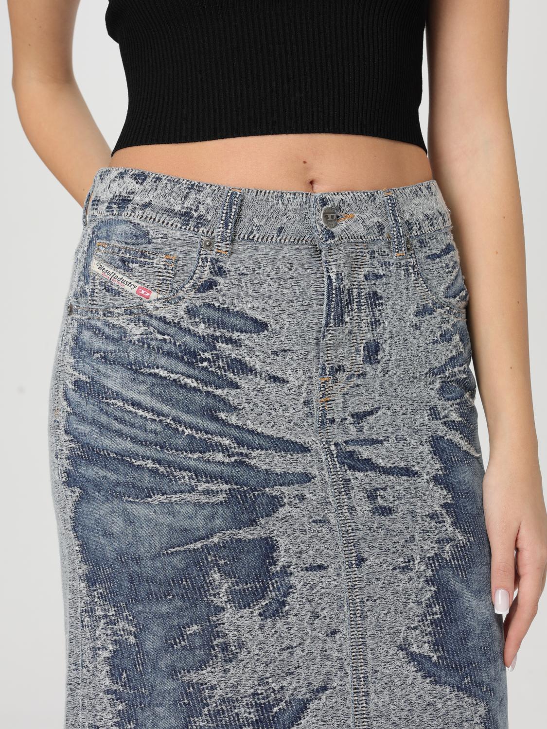 Diesel Skirt Woman Blue