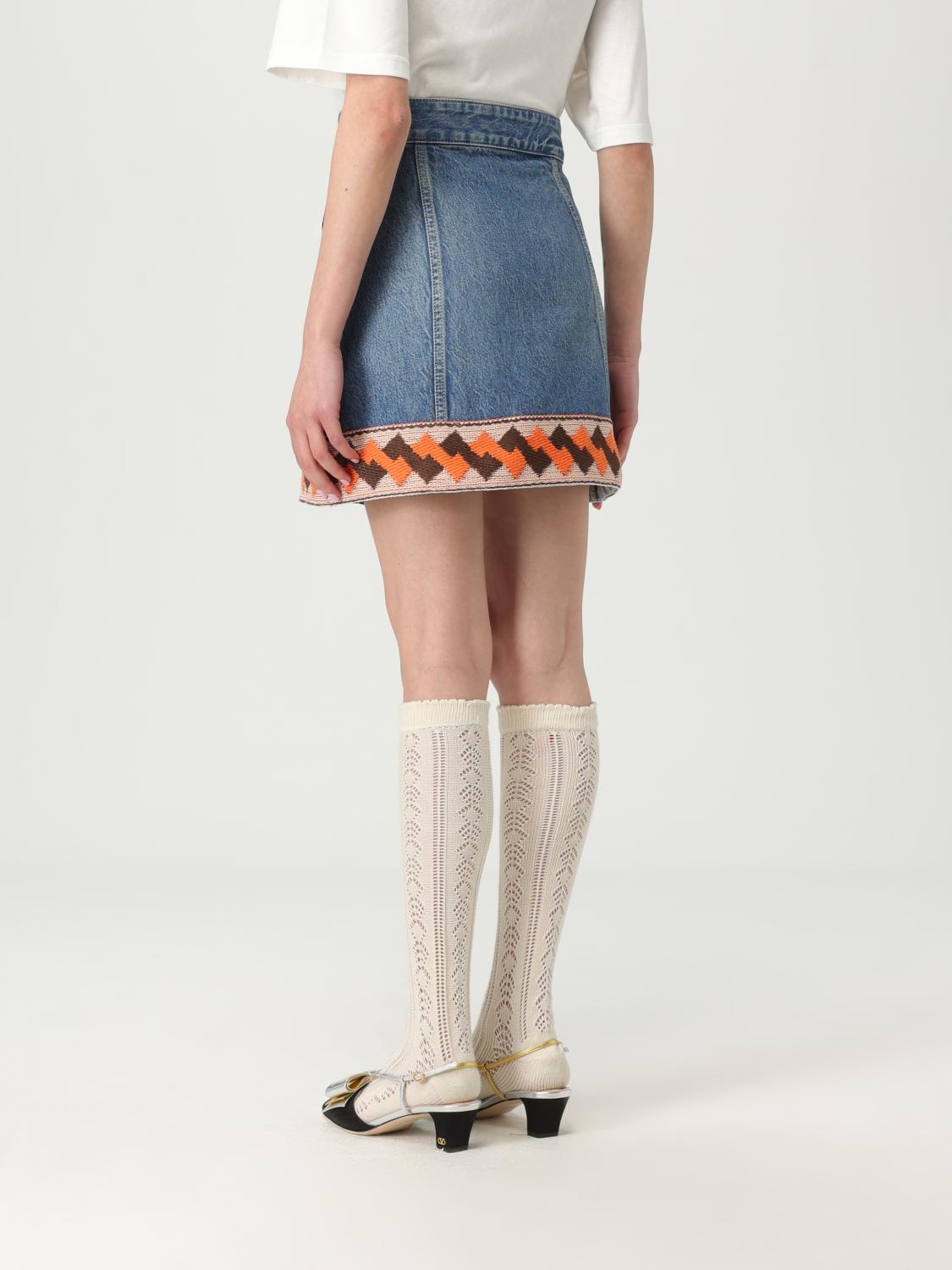 Valentino Skirt Woman Blue