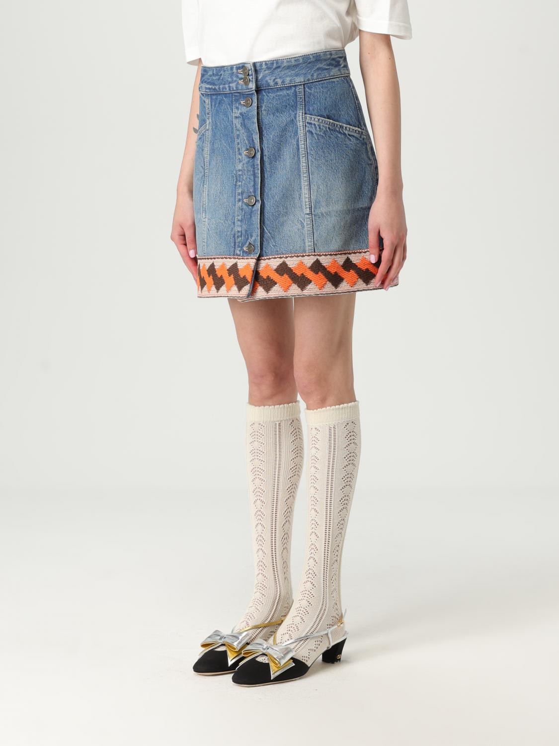 Valentino Skirt Woman Blue