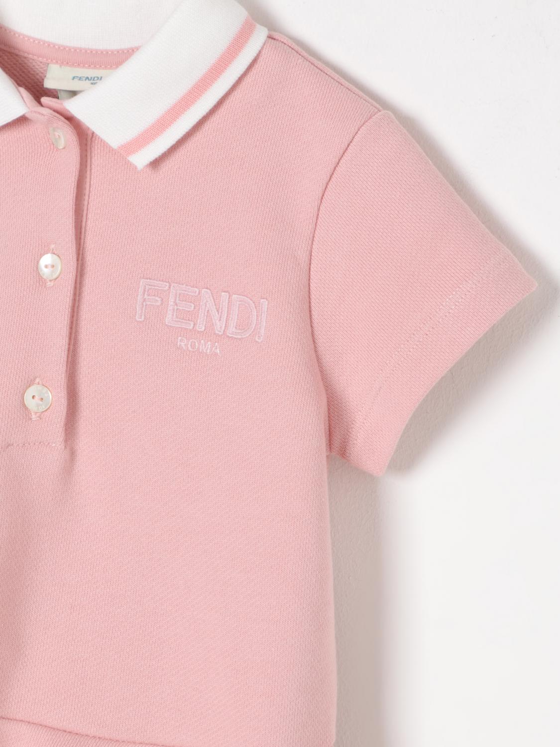 Fendi Romper Kids Pink