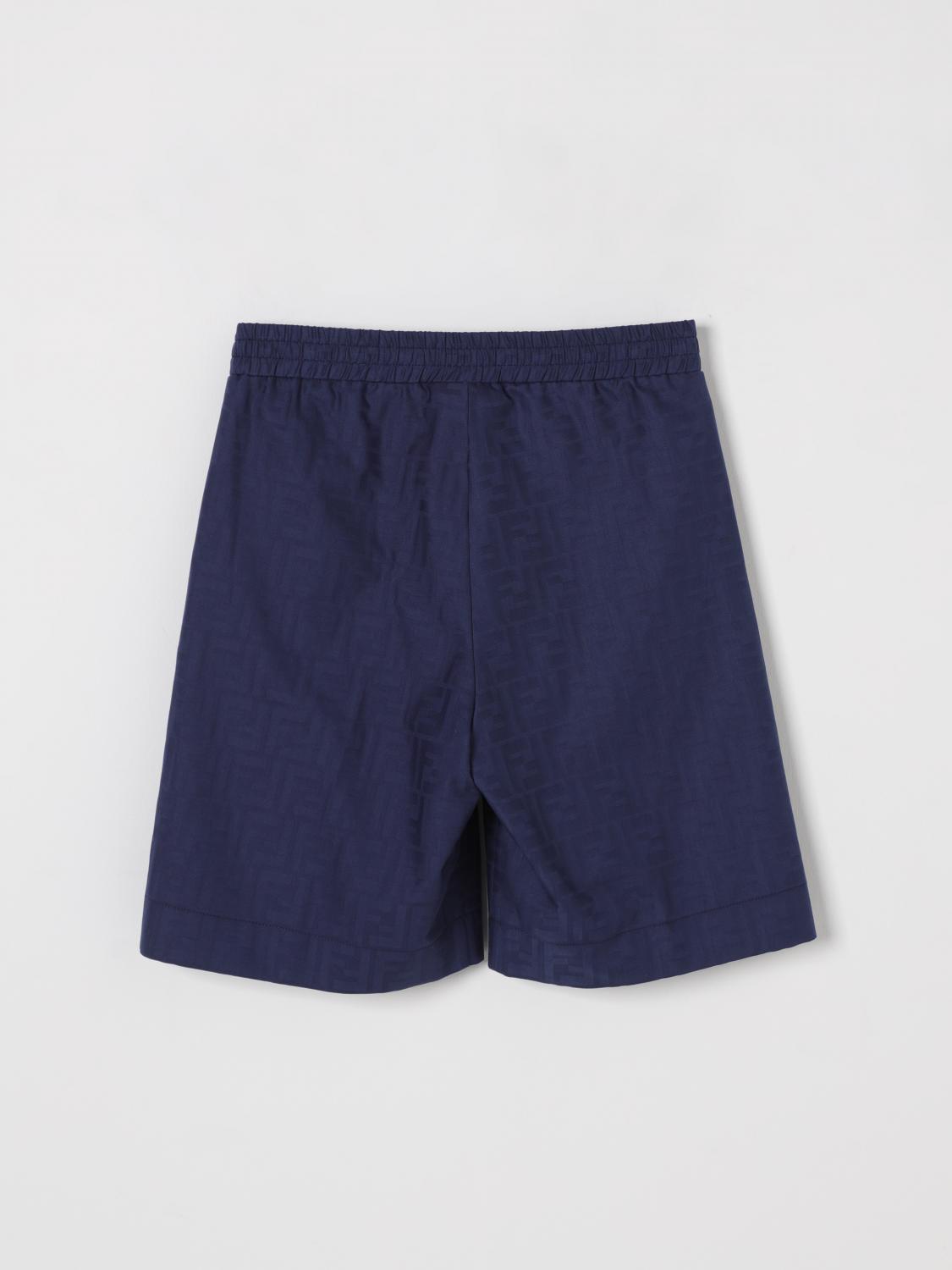 Fendi Shorts Kids Blue