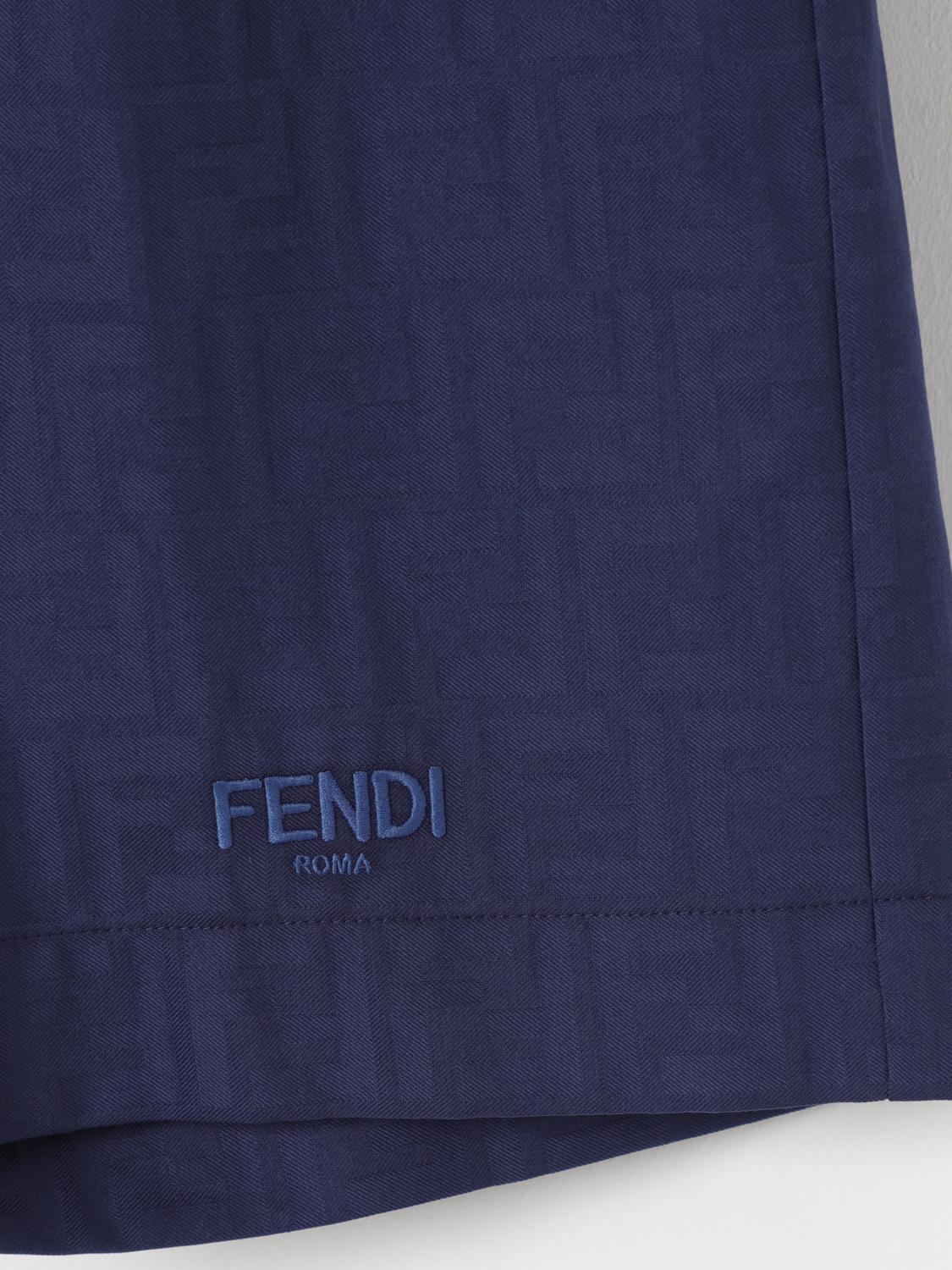 Fendi Shorts Kids Blue