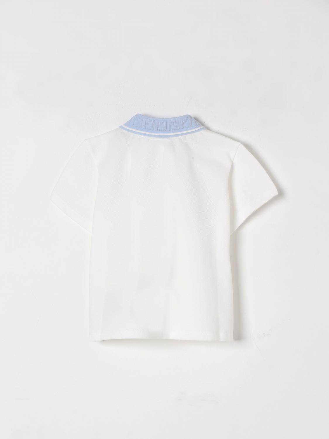 Fendi T Shirt Kids White