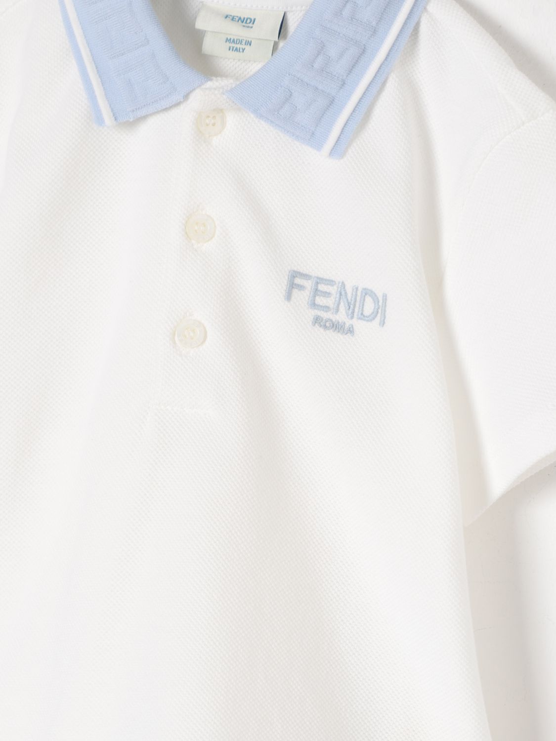 Fendi T Shirt Kids White