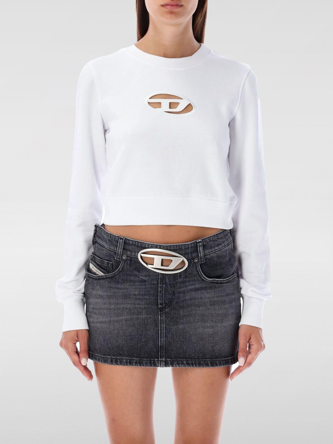 Diesel Sweatshirt Woman White