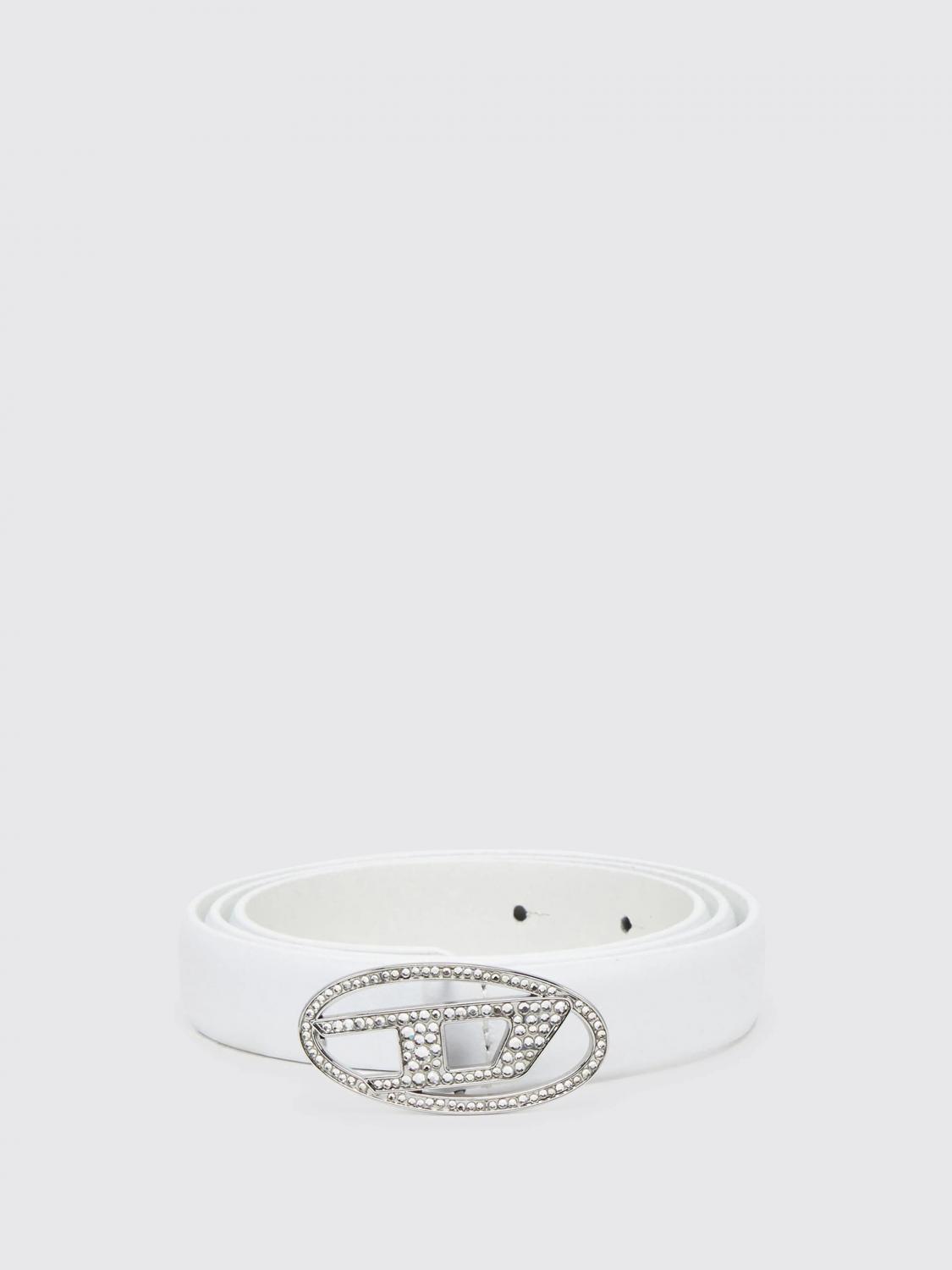 Diesel Belt Woman White