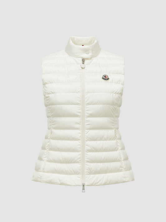 Moncler Waistcoat Woman White 1