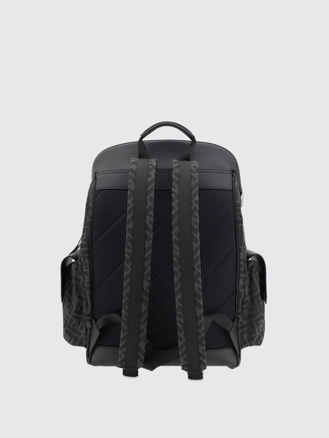 Fendi Backpack Men Black