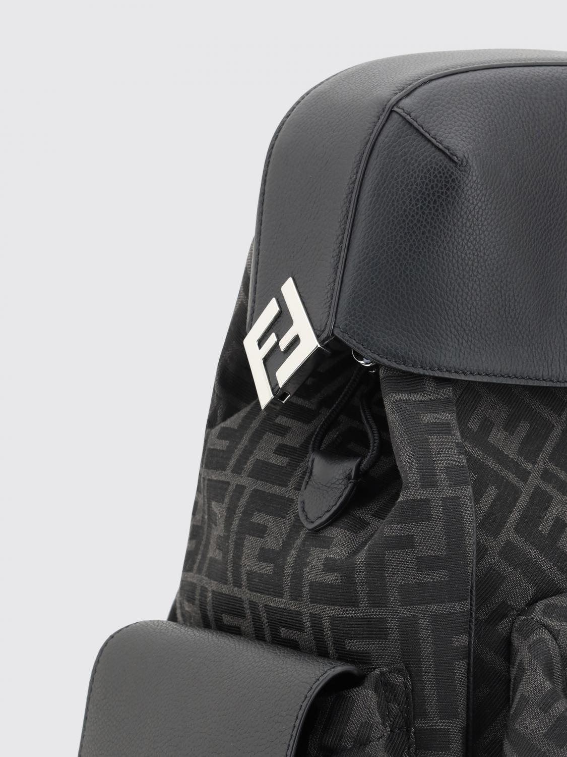 Fendi Backpack Men Black