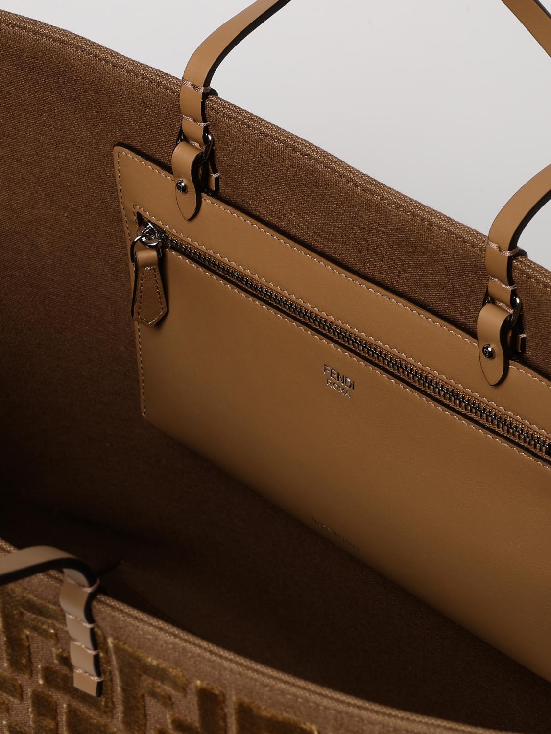 Fendi Tote Bags Woman Beige