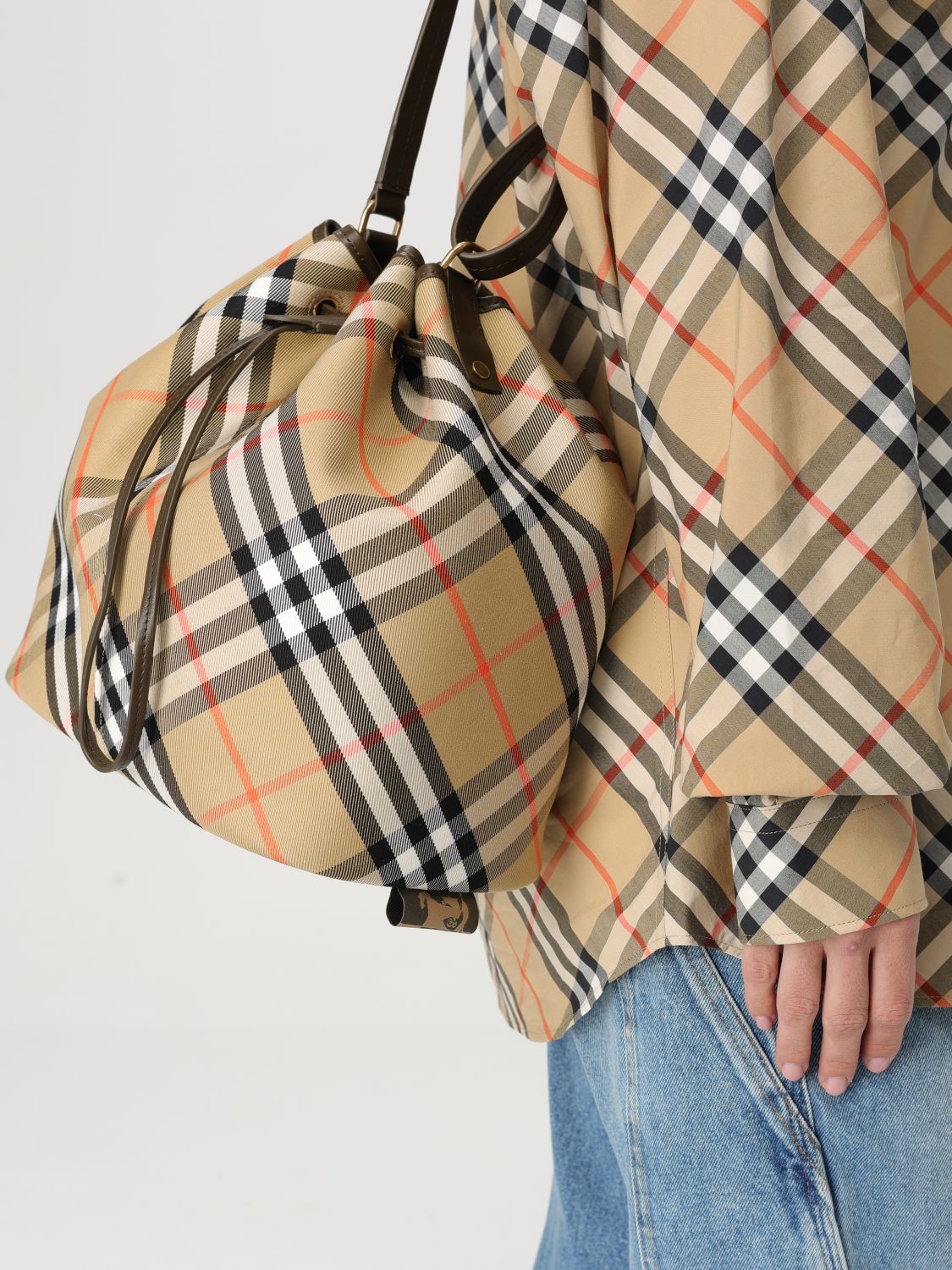 Burberry Shoulder Bag Woman Earth