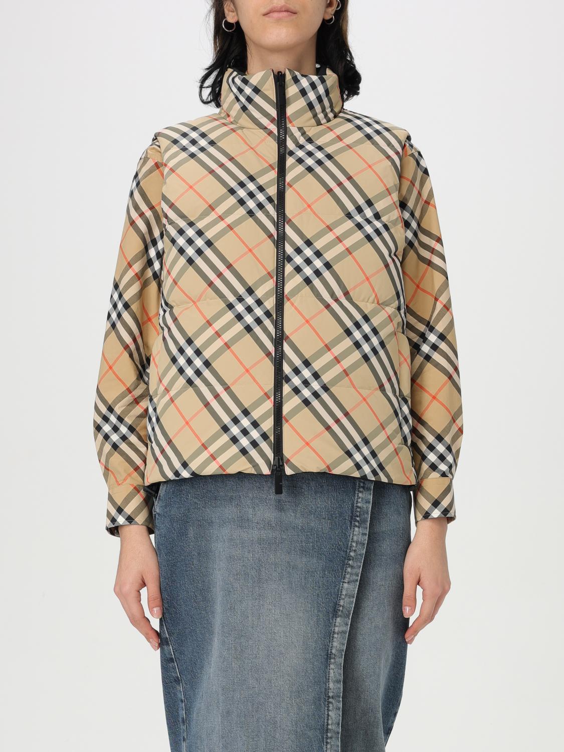 Burberry Waistcoat Woman Sand