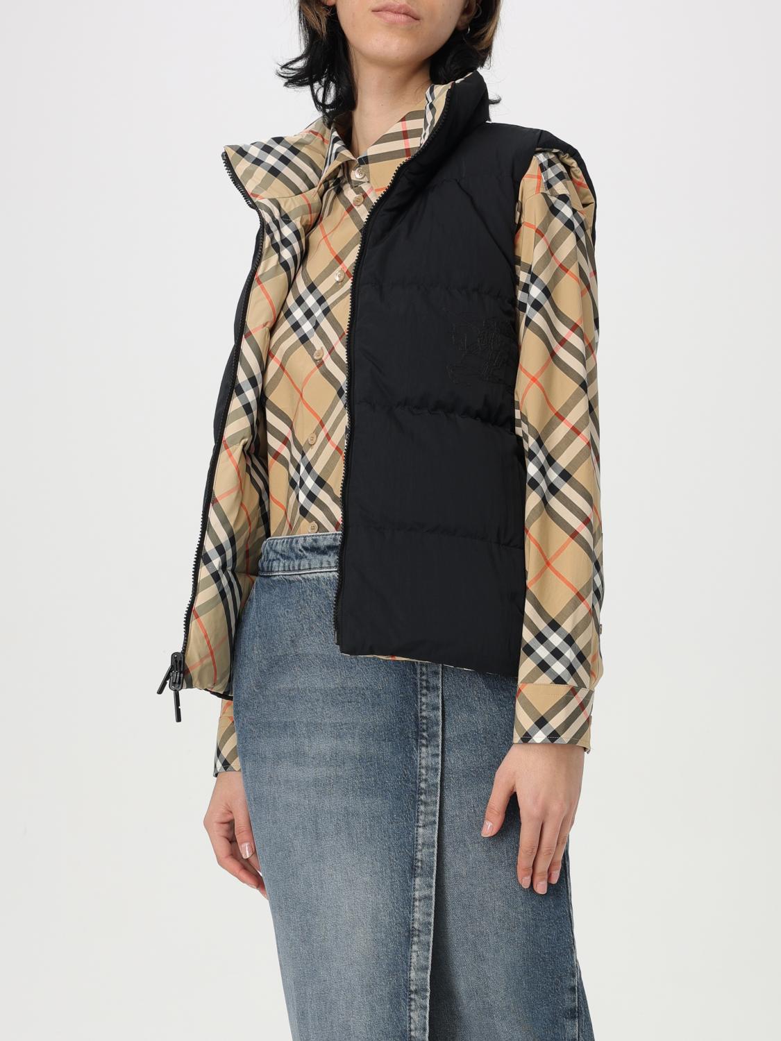 Burberry Waistcoat Woman Sand