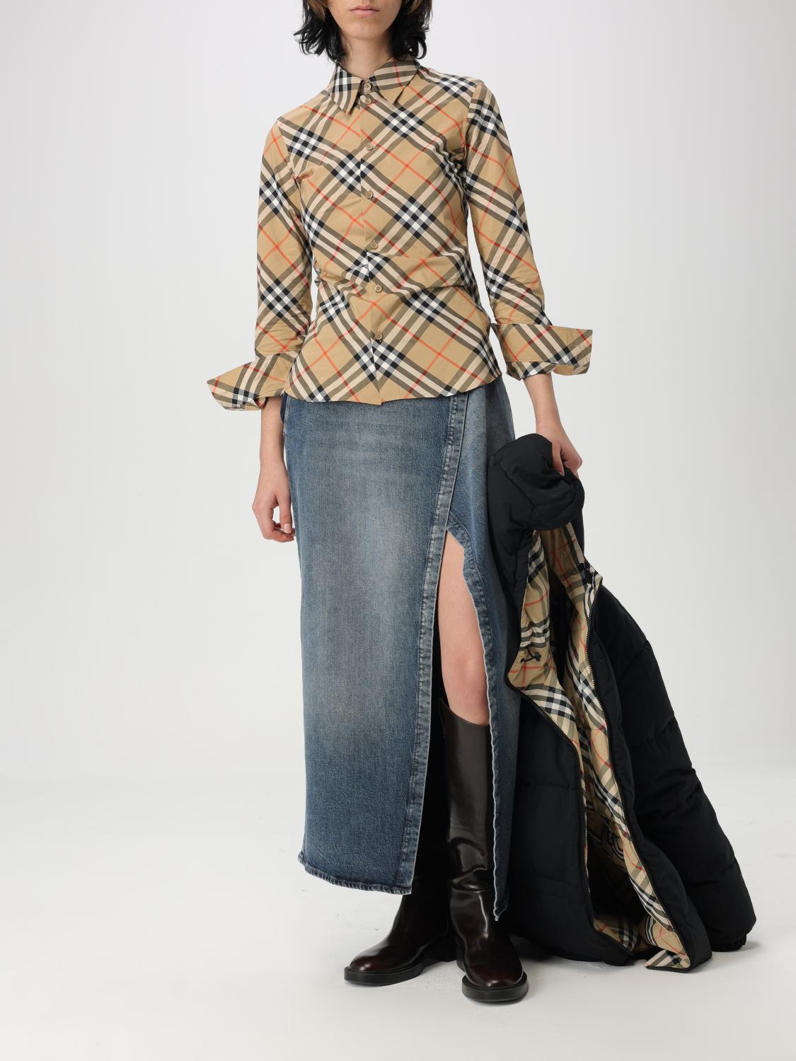 Burberry Shirt Woman Nude