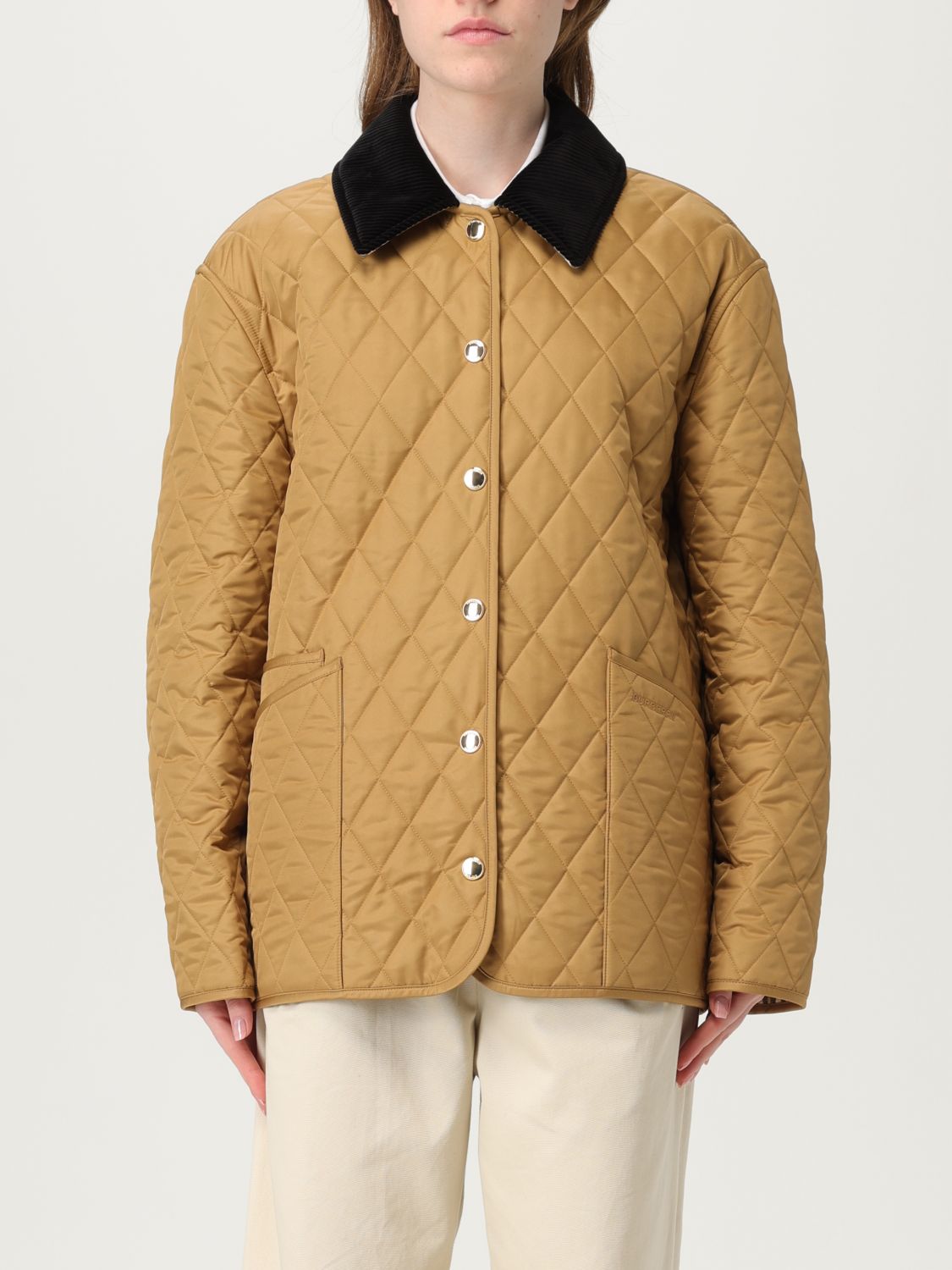 Burberry Jacket Woman Nude