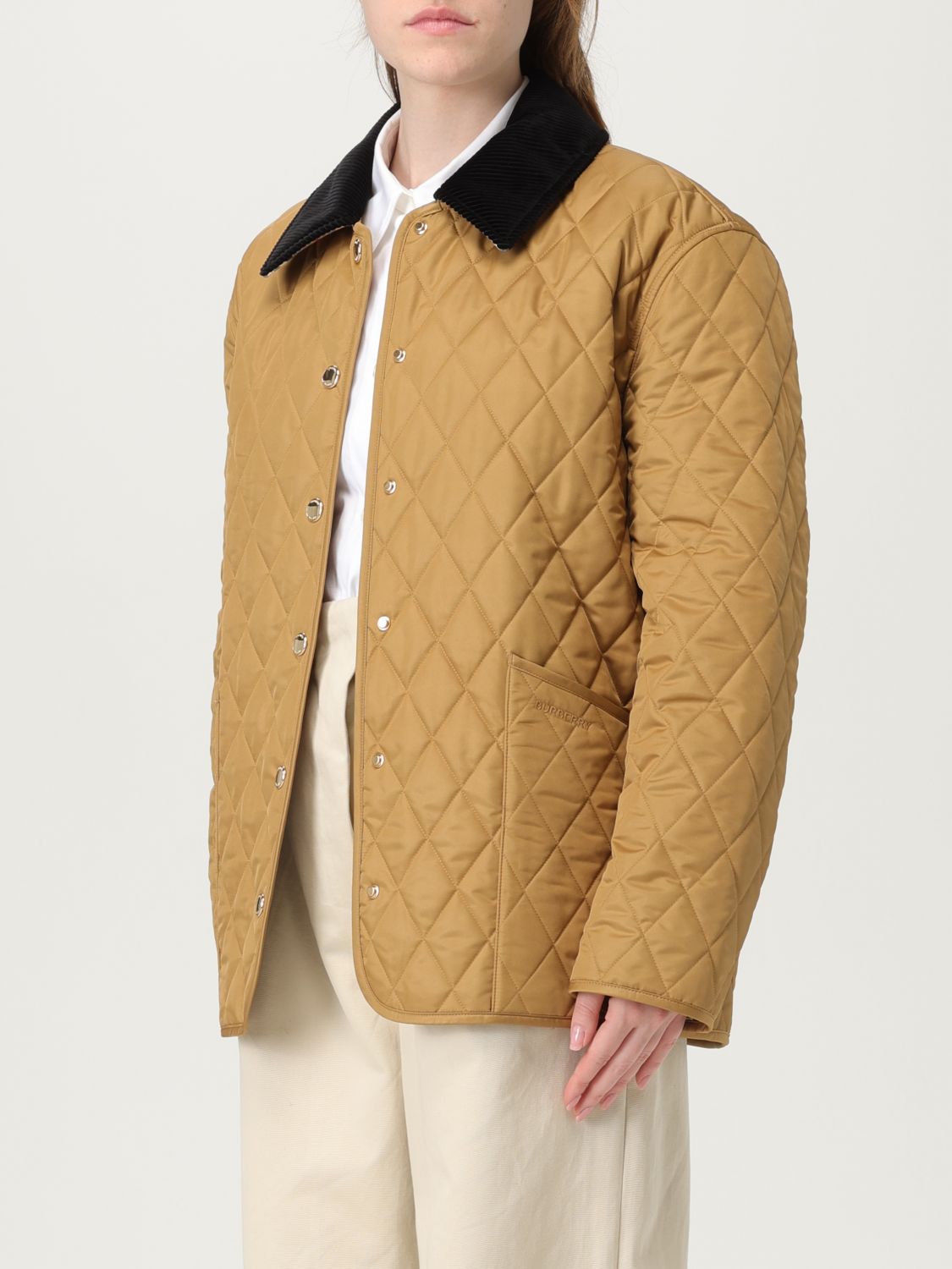Burberry Jacket Woman Nude