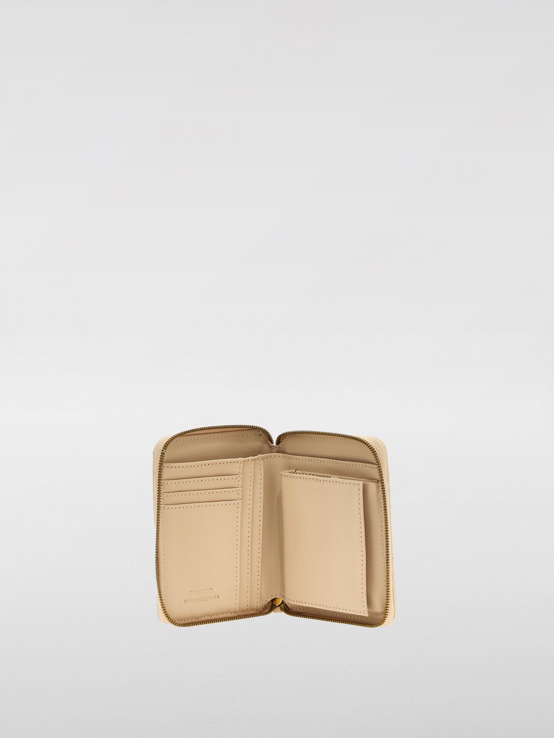 Pinko Wallet Woman Beige