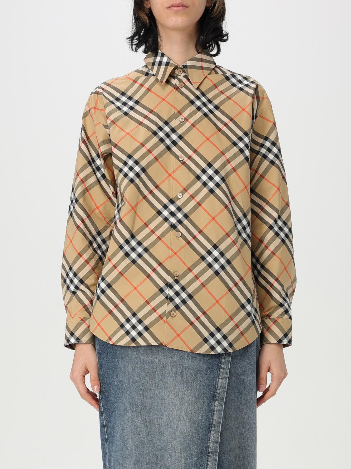 Burberry Shirt Woman Sand