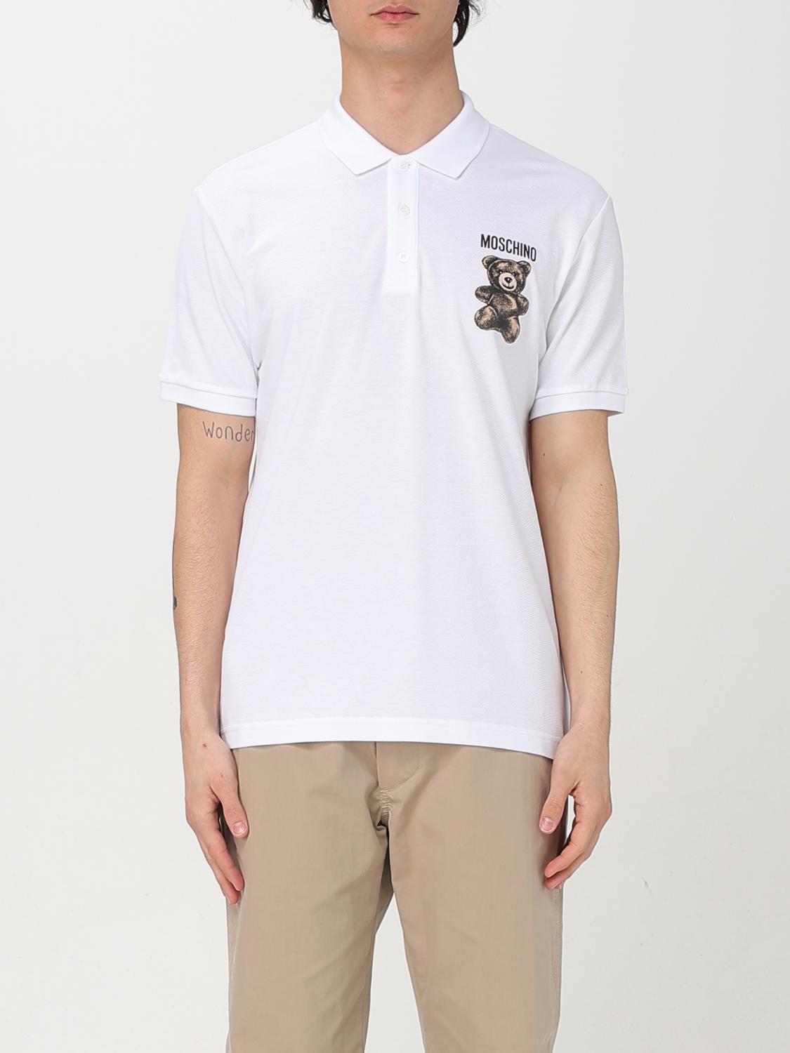 Moschino Couture Polo Shirt Men White