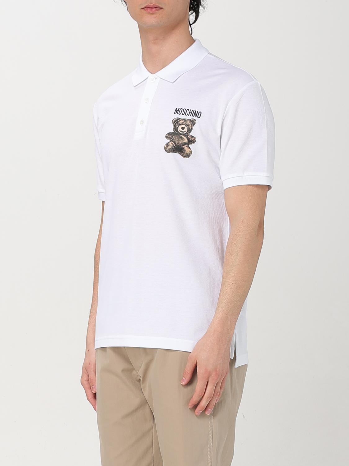 Moschino Couture Polo Shirt Men White