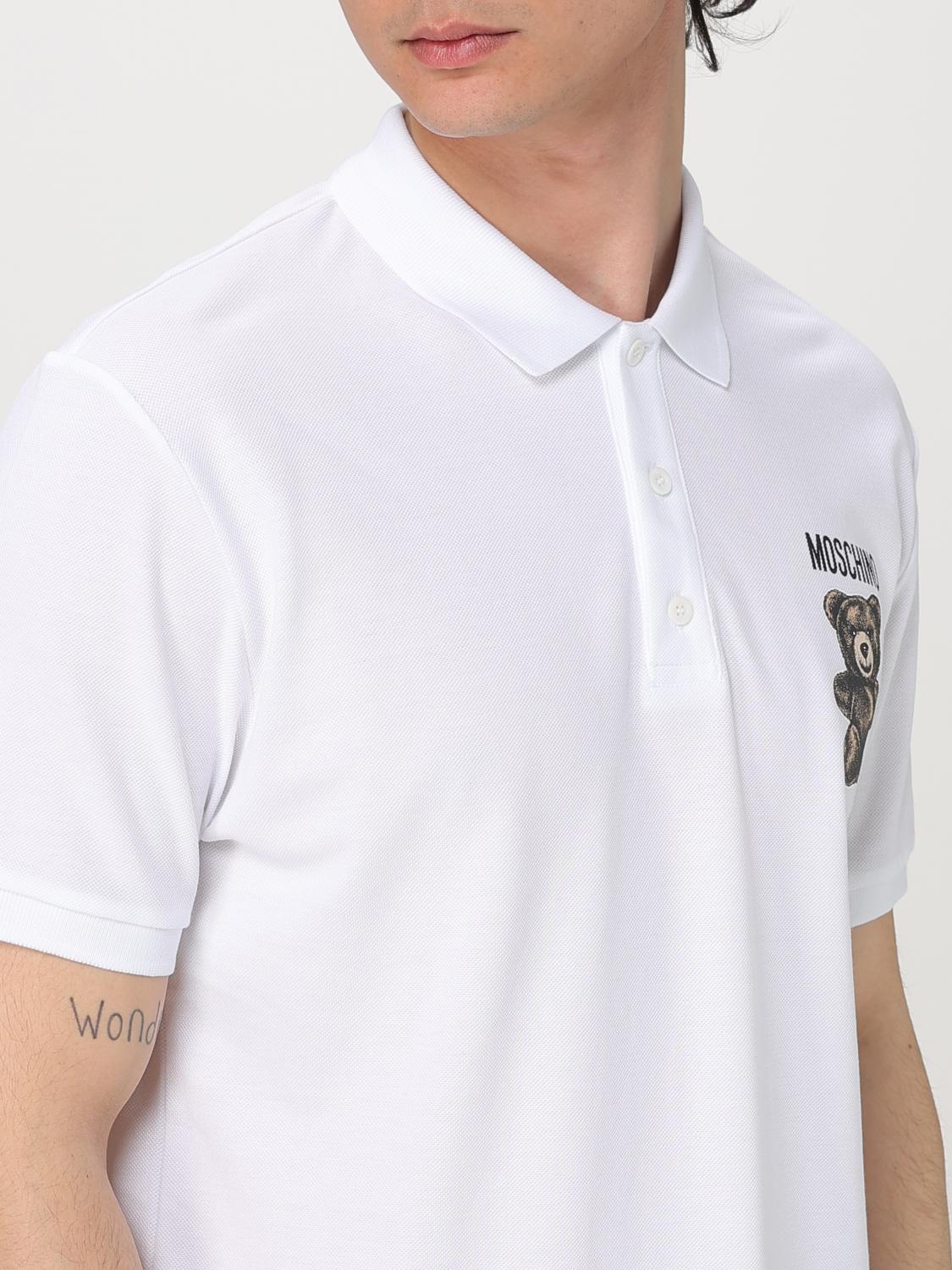 Moschino Couture Polo Shirt Men White