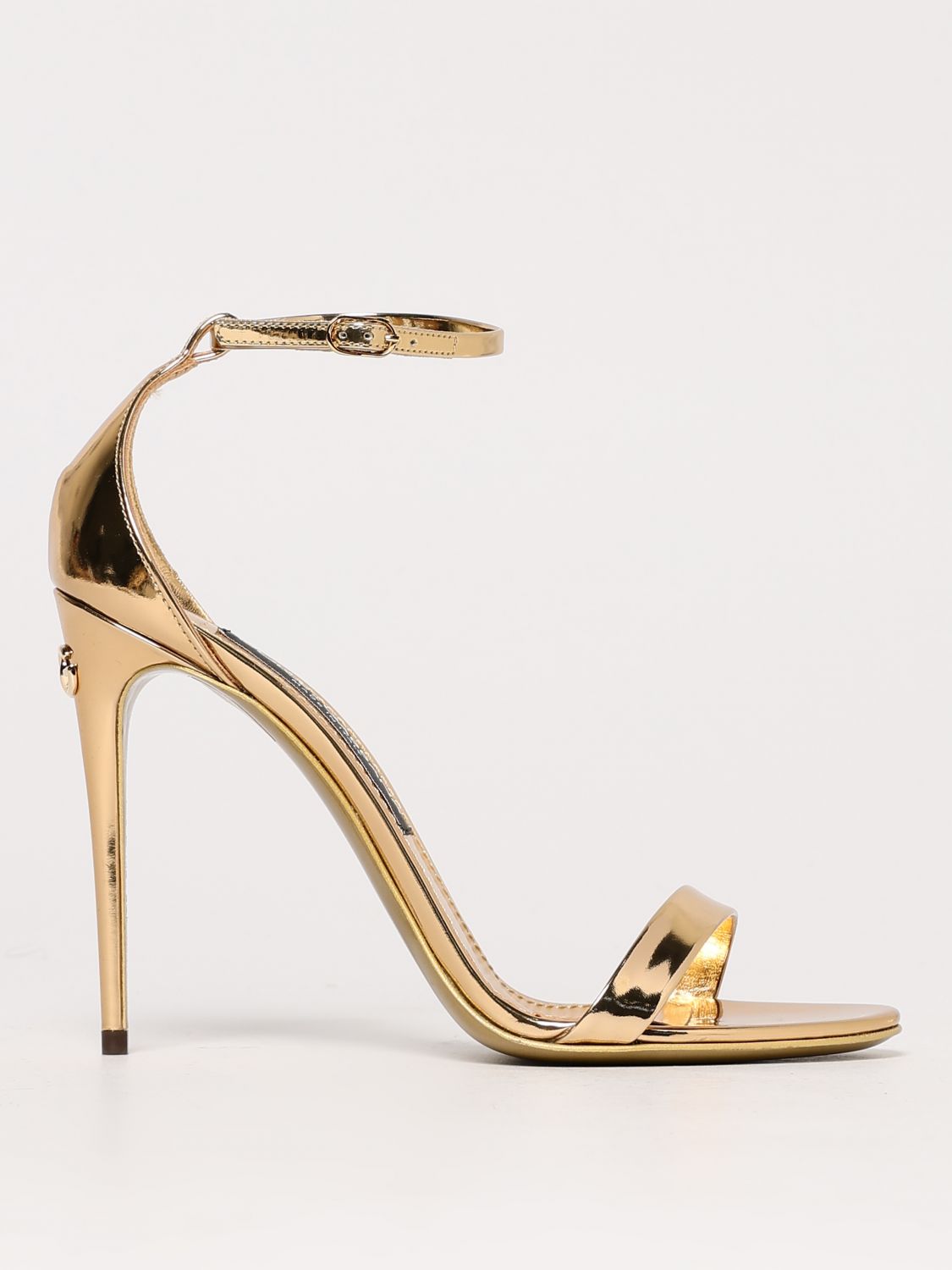 Dolce & Gabbana Heeled Sandals Woman Gold